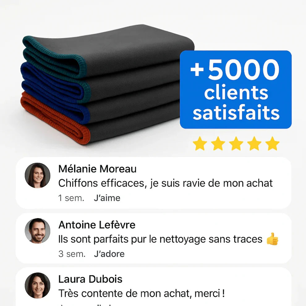 Chiffons en microfiber